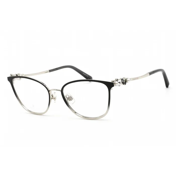Swarovski Women’s Eyeglasses – Black/Other Cat Eye Metal Full-Rim Frame | SK5368 005