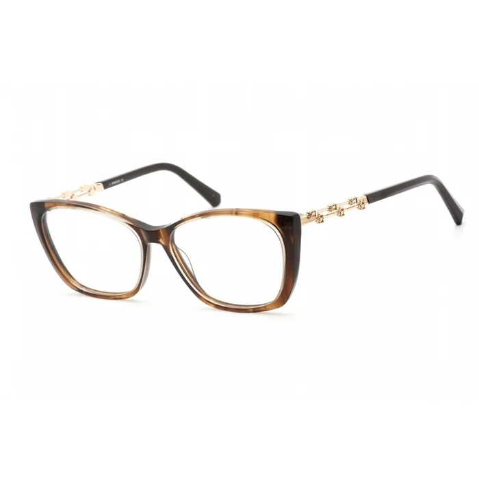 Swarovski Women’s Eyeglasses – Light Brown/Other Butterfly Plastic Frame | SK5383 047