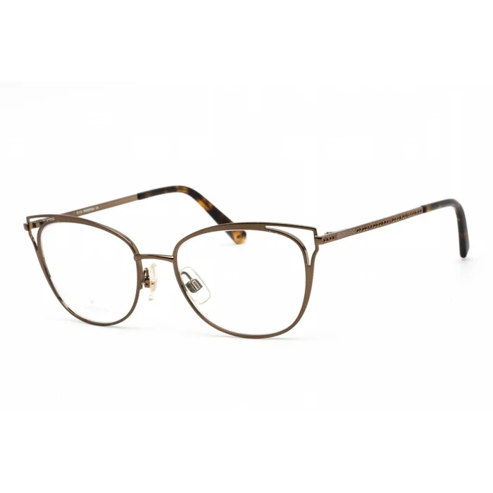 Swarovski Women’s Eyeglasses – Matte Dark Brown Cat Eye Full-Rim Frame | SK5260 049