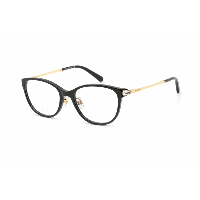Swarovski Women’s Eyeglasses – Shiny Black Cat Eye Full-Rim Frame | SK5354-D 001