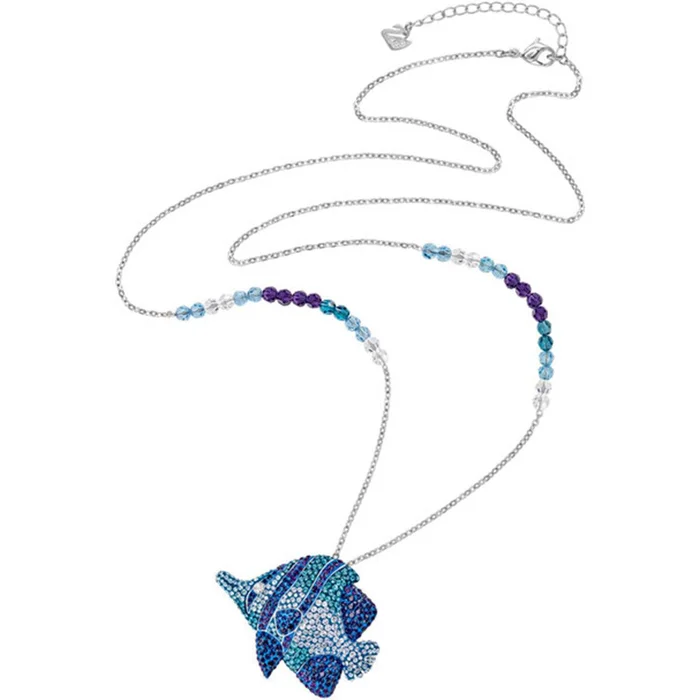 Swarovski Women’s Necklace – Enchanted Fish Crystal Pendant Metal Plating | 5195533