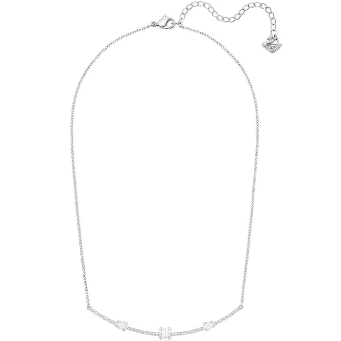 Swarovski Women’s Necklace – Gray Rhodium-Plated Pave & Clear Crystal | 5272361