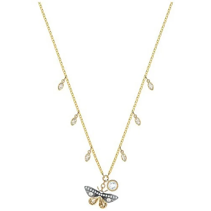 Swarovski Women’s Pendant Necklace – Magnetic Gold Plated Butterfly | 5416786