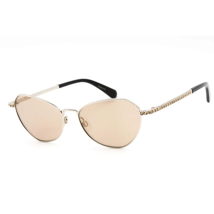 Swarovski Women’s Sunglasses – Gradient Roviex Lens Gold Cat Eye Frame | SK0386 32K