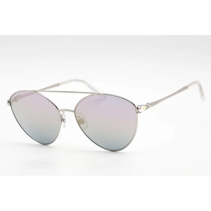 Swarovski Women’s Sunglasses – Shiny Palladium Metal Frame Gradient Lens | SK0286 16Z