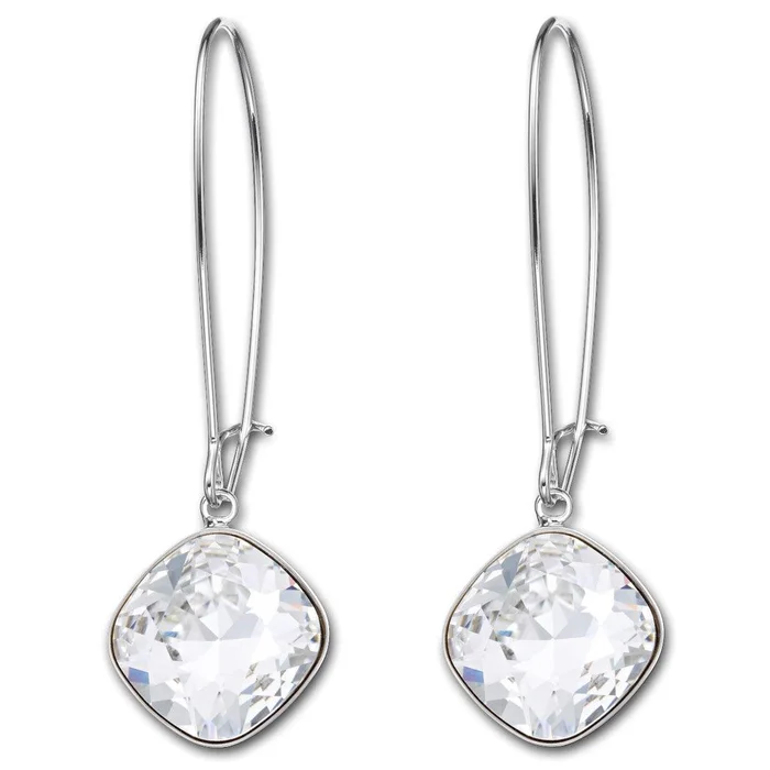 Swarovski Women’s Thankful Rhodium-Plated Clear Crystal Pierced Earrings | 1181643