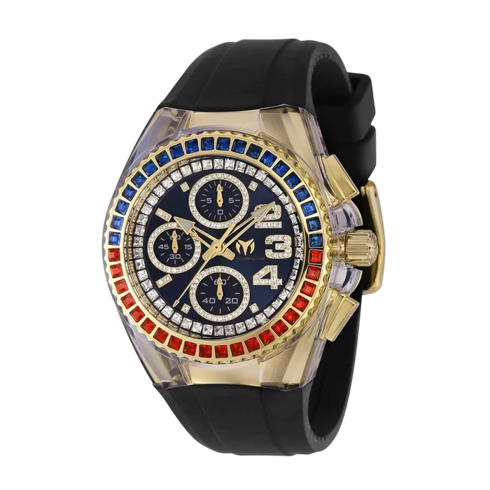 Technomarine Unisex Watch – Cruise Glitz Blue Dial Stainless Steel Case | TM-121048