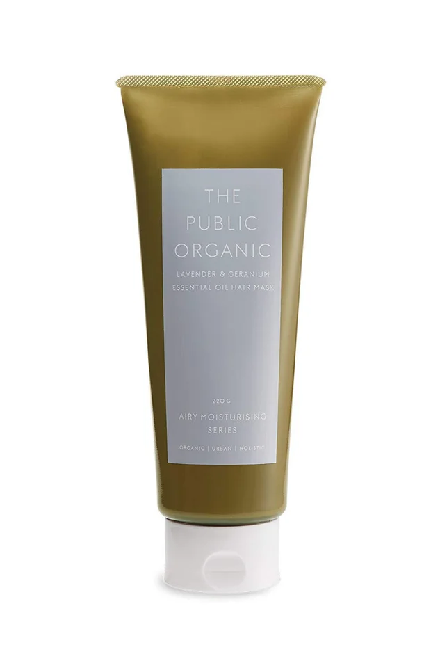 The Public Organic Hair Pack [Super Relax] 220g Hair Mask Non-Silicone Hair Care Essential Oil Made in Japan