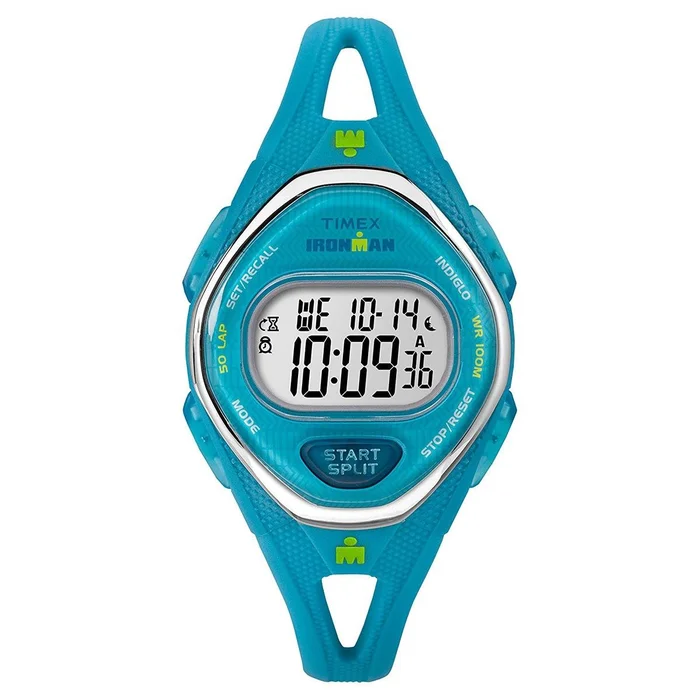 Timex Chronograph Watch – Women’s Ironman Sleek 50 Blue Strap | TW5M13500JV