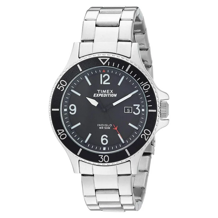 Timex Men’s Bracelet Watch – Expedition Ranger Rotating Bezel Black Dial | TW4B10900JV