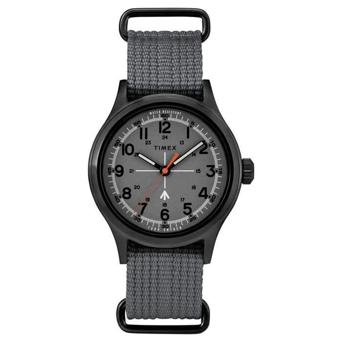 Timex Men’s Quartz Watch – Todd Snyder Military Grey Dial Nylon Strap | TW2R78700JR