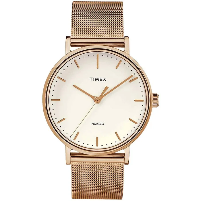 Timex Women’s Quartz Watch – Fairfield Cream Dial Mesh Bracelet | TW2R26400VQ