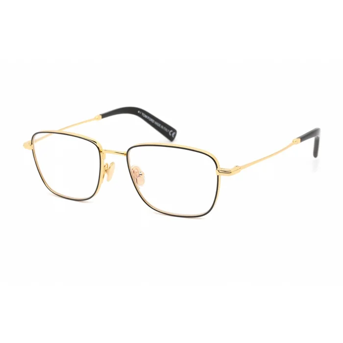 Tom Ford Men’s Eyeglasses – Shiny Black Rectangular Full-Rim Frame | FT5748-B 001