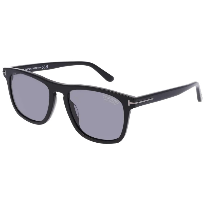 Tom Ford Men’s Sunglasses – Gerard-02 Grey Smoke Polarized Lens Black | FT0930-N 01D