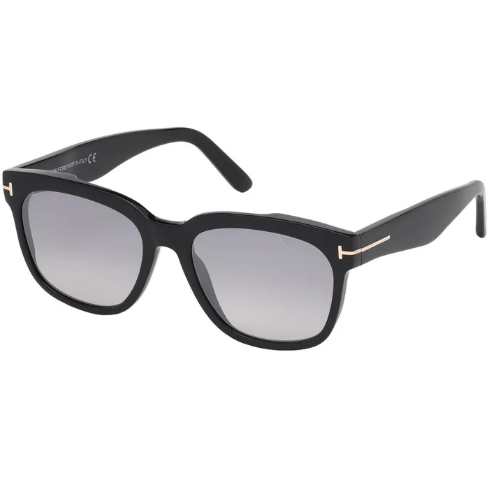 Tom Ford Men’s Sunglasses – Rhett Gradient Smoke Lens Acetate Frame | FT0714 5501C