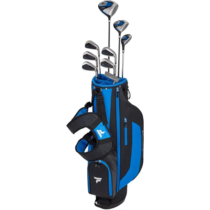 Top Flite 2024 XL Complete Golf Club Set – Left Hand, Regular Flex – Blue/Black