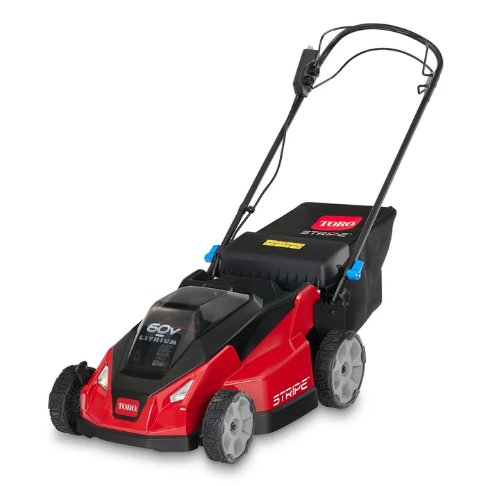 Toro Stripe 60-volt , ( 1 ) 7.5 Ah 21-in Self Propelled Battery Walk Mower ,Bagger Included