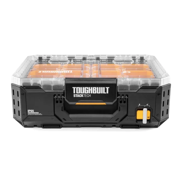 TOUGHBUILT StackTech 11-Compartment Plastic Small Parts Organizer