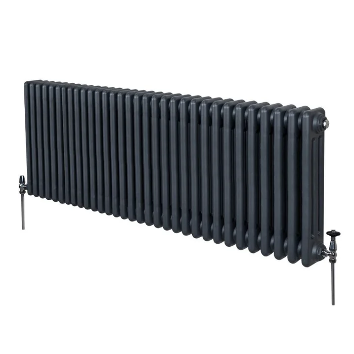 Traditional 3 Column Radiator – 600 x 1462mm – Anthracite Grey