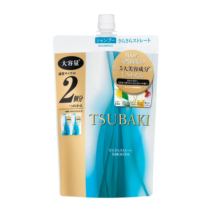 TSUBAKI Smooth Straight Shampoo Refill 660mL 660ml