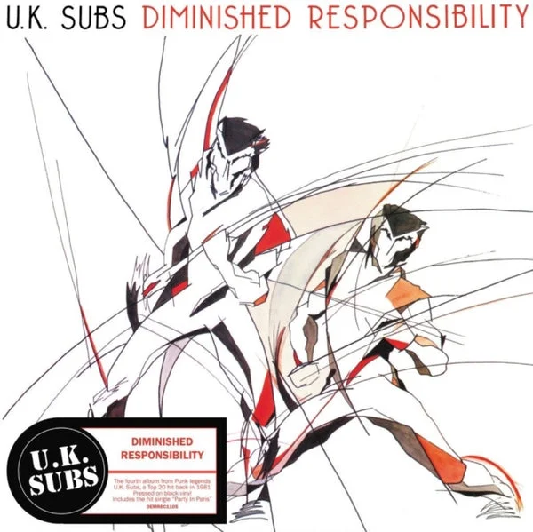 U.K .Subs LP Vinyl Record – Diminished Responsibility