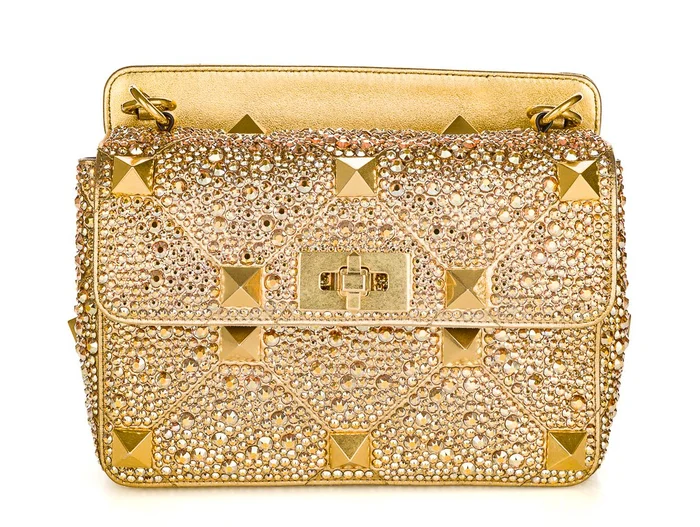 Valentino Roman Stud Crystal Bag
