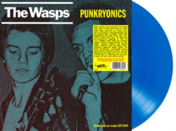 Wasps LP Vinyl Record – Punkryonics Singles & Rare Tracks 19 77-19 79 (Translucent Blue Vinyl)