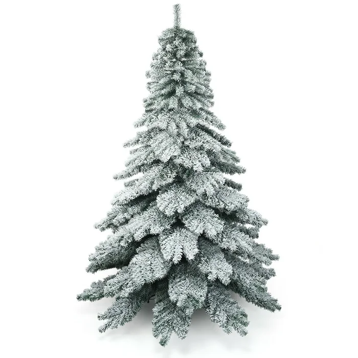 WELLFOR 7.5-ft Flocked Artificial Christmas Tree
