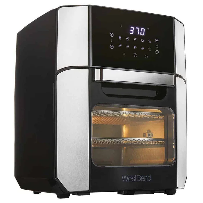 West Bend 12.6 QT XL Air Fryer Oven – Bake, Roast, Rotisserie, Dehydrate, Re-Heat 10 Quick Menu Presets