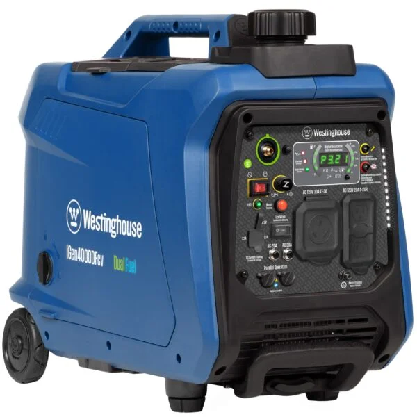 Westinghouse iGen4000DFcv Recoil Start 4000 -Watt Dual Fuel (Gasoline/Propane) Inverter Generator