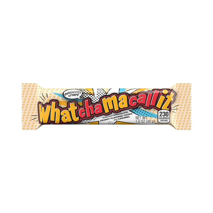 WHATCHAMACALLIT Chocolate Caramel Peanut Crisps Candy Bars, 1.6 oz (36 Count)