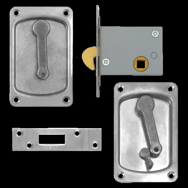 WILLENHALL LOCKS 3000 Hookbolt 64mm With Snib – Satin Chrome