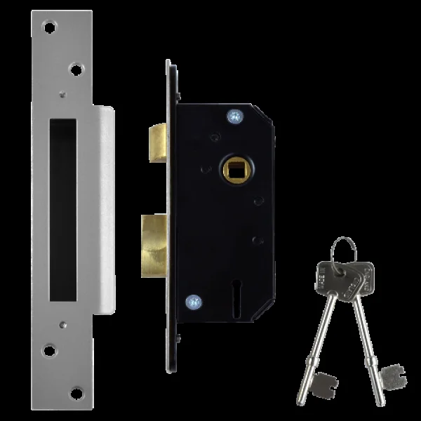 WILLENHALL LOCKS M3 5 Lever Sashlock 50mm Keyed Alike – Satin Chrome