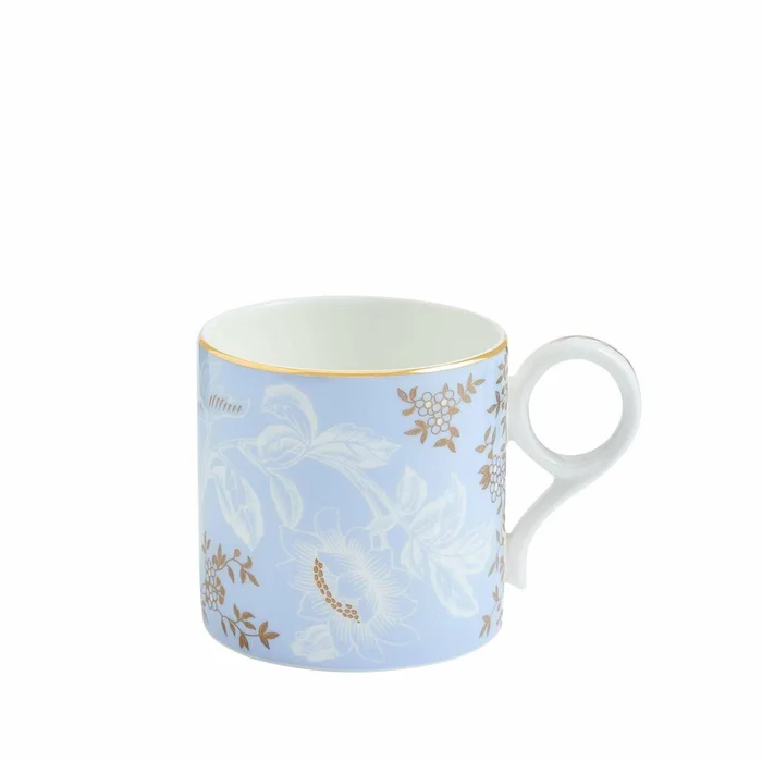 Wonderlust Pink Tonquin Mug Blue