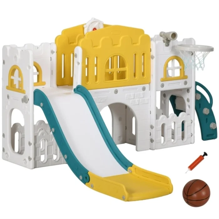 Wooden Swing Set Toddler Slide 09936434