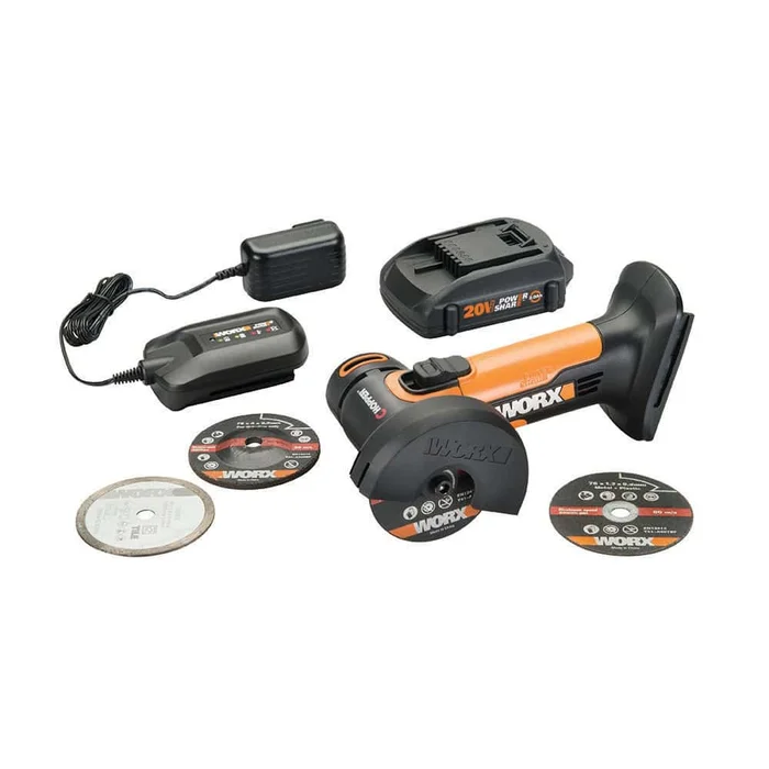 WORX 20-volt Max 3-1/2-in Cordless Multi-Circular Saw (1-Battery & Charger Included)