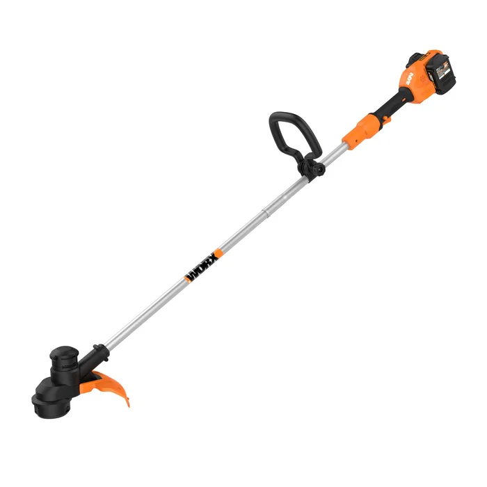 WORX Power Share 40-volt 13-in Straight Shaft Battery String Trimmer 2 Ah (Battery and Charger Included)