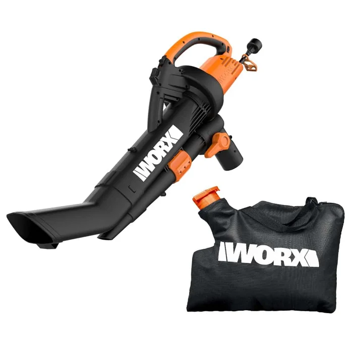 WORX Trivac 350-CFM 210-MPH Corded Electric Handheld Leaf Blower