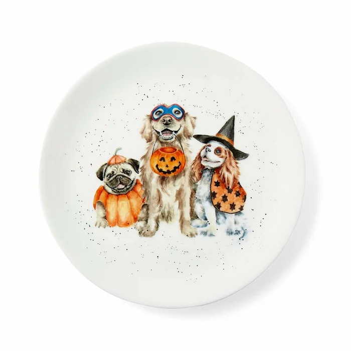 Wrendale Designs Trick or Treat Coupe Plate
