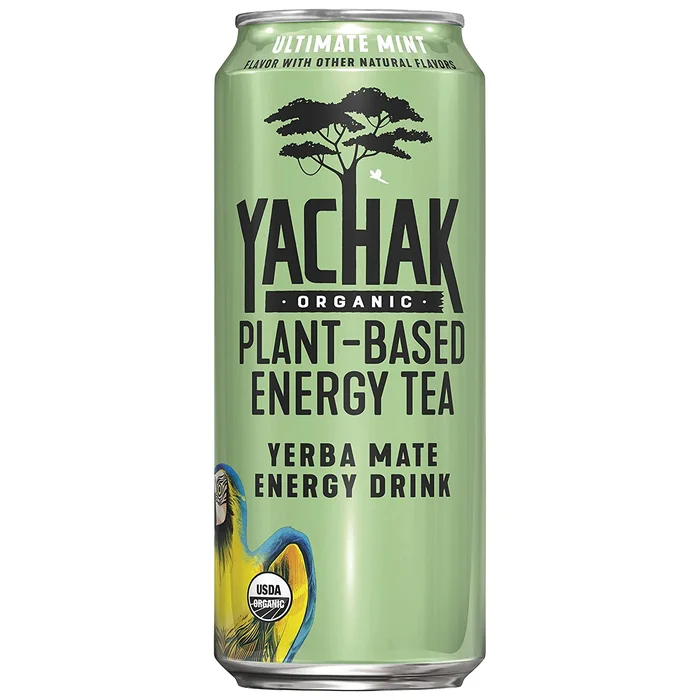 Yachak Yerba Mate Drink, Ultimate Mint, Packaging May Vary, 16 Fl Oz, Pack of 12