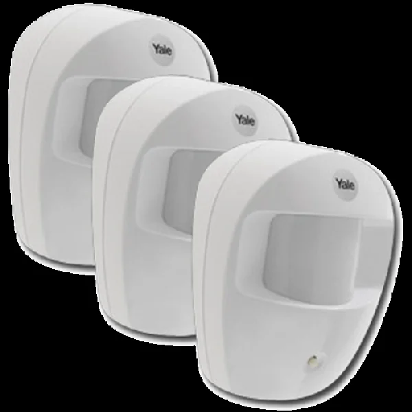 YALE EF-PIR Easy Fit Wirefree PIR Detector Set of 3