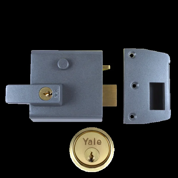 YALE No.1 & No.2 Auto Deadlocking Nightlatch 60mm / – Polished Brass