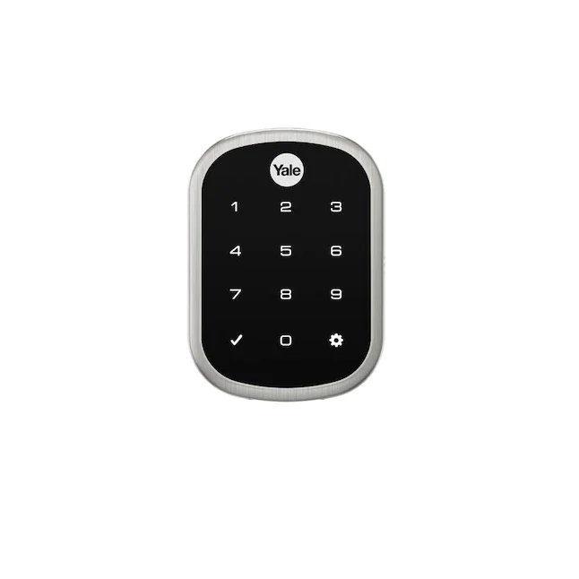 Yale Security Assure Lock SL Deadbolt Satin Nickel Us15 Electronic Deadbolt Lighted Keypad Touchscreen