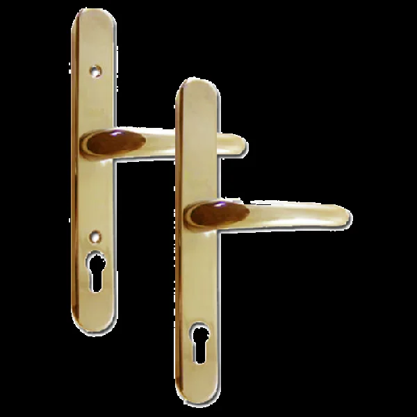 YALE UPVC Lever Door Furniture – Retro 92mm Centres GOLD – Gold