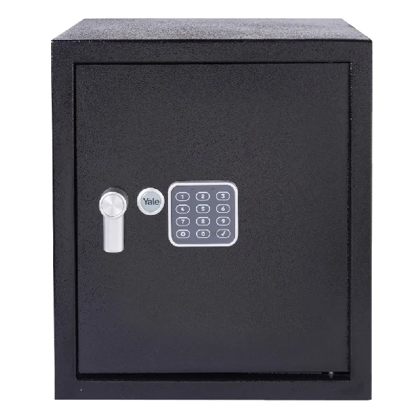 YALE Value Alarmed Electronic Combination Safe YEC DB1 Range Large – Black