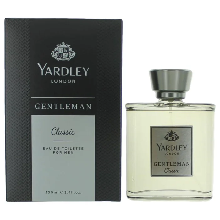 Yardley Gentlemen Classic by Yardley of London, 3.4 oz Eau De Toilette Spray for Men