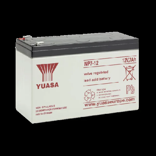 YUASA 12VDC Battery 2.1 Amp – Chrome Plated