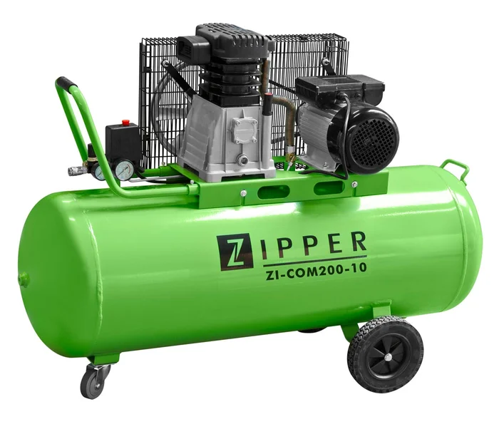 Zipper – COM200-10 Heavy Duty Belt Driven Air Compressor 230v