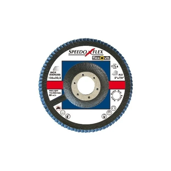 Zirconium Flap Discs – 115mm – P60 – Pack of 1